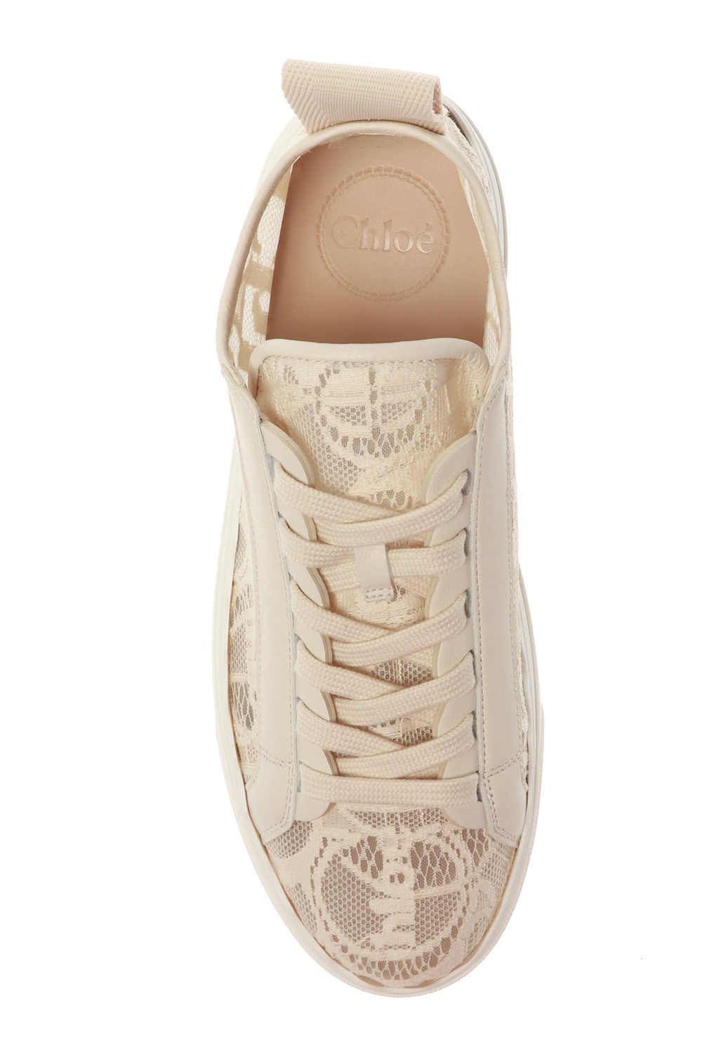 chloe kids baby cotton blend pants - Logo sneakers Chloé